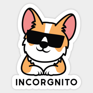 Incorgnito Sticker